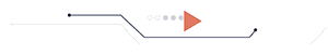 A black background with an arrow and a red triangle.